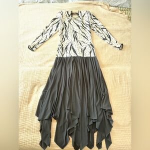 Vintage A.J. Bari Zebra Print Dress